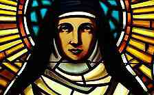 Jeanne de Chantal, fra en glassmosaikk i Annecy